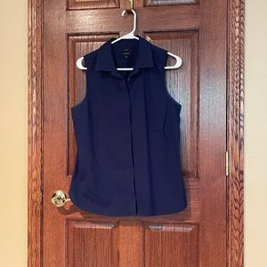 Talbots, sleeveless. Size 10, navy